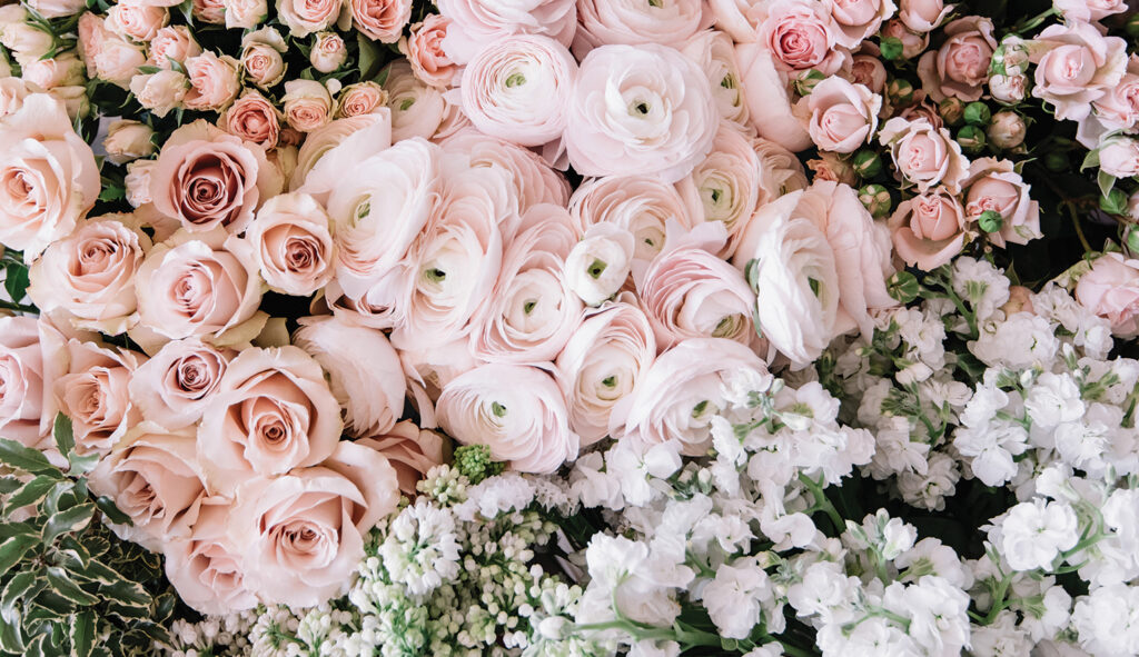 Peel & Stick Backsplash – Pale Rose Garden - KOKA Living