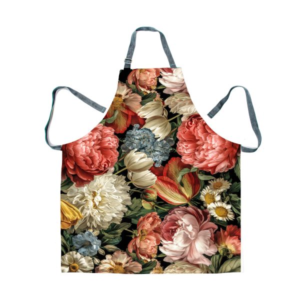 Apron - Botanical Dark Bouquet