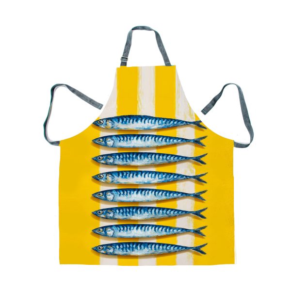 Apron - Amalfi Yellow Fish