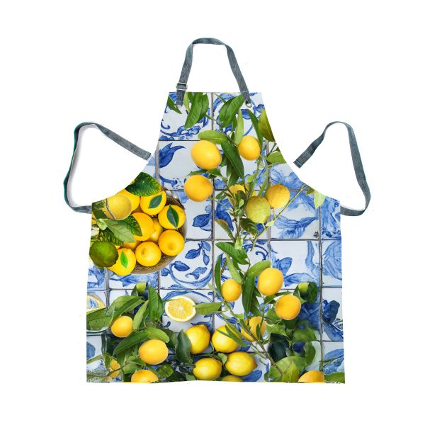 Apron - Amalfi Lemon Tiles
