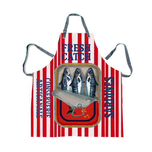 Apron - Amalfi Red Stripe