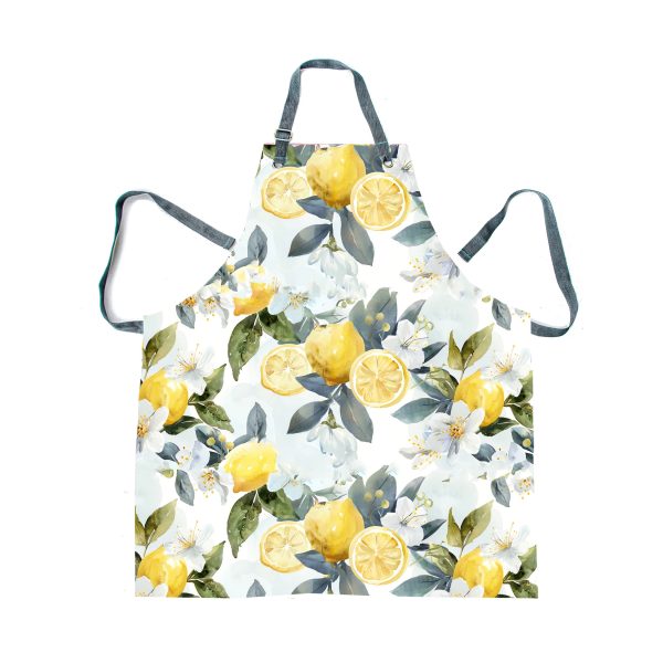 Apron - Amalfi Lemon Grey