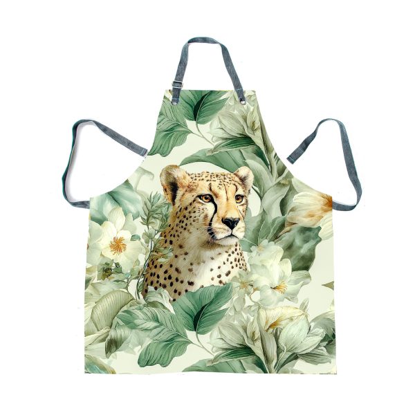 Apron - Africa Leopard Green