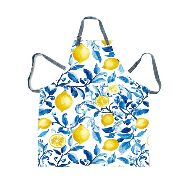 Apron - Amalfi Lemon Blues
