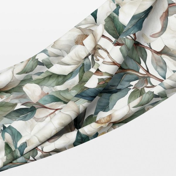 Tablecloth - Botanical White Magnolia