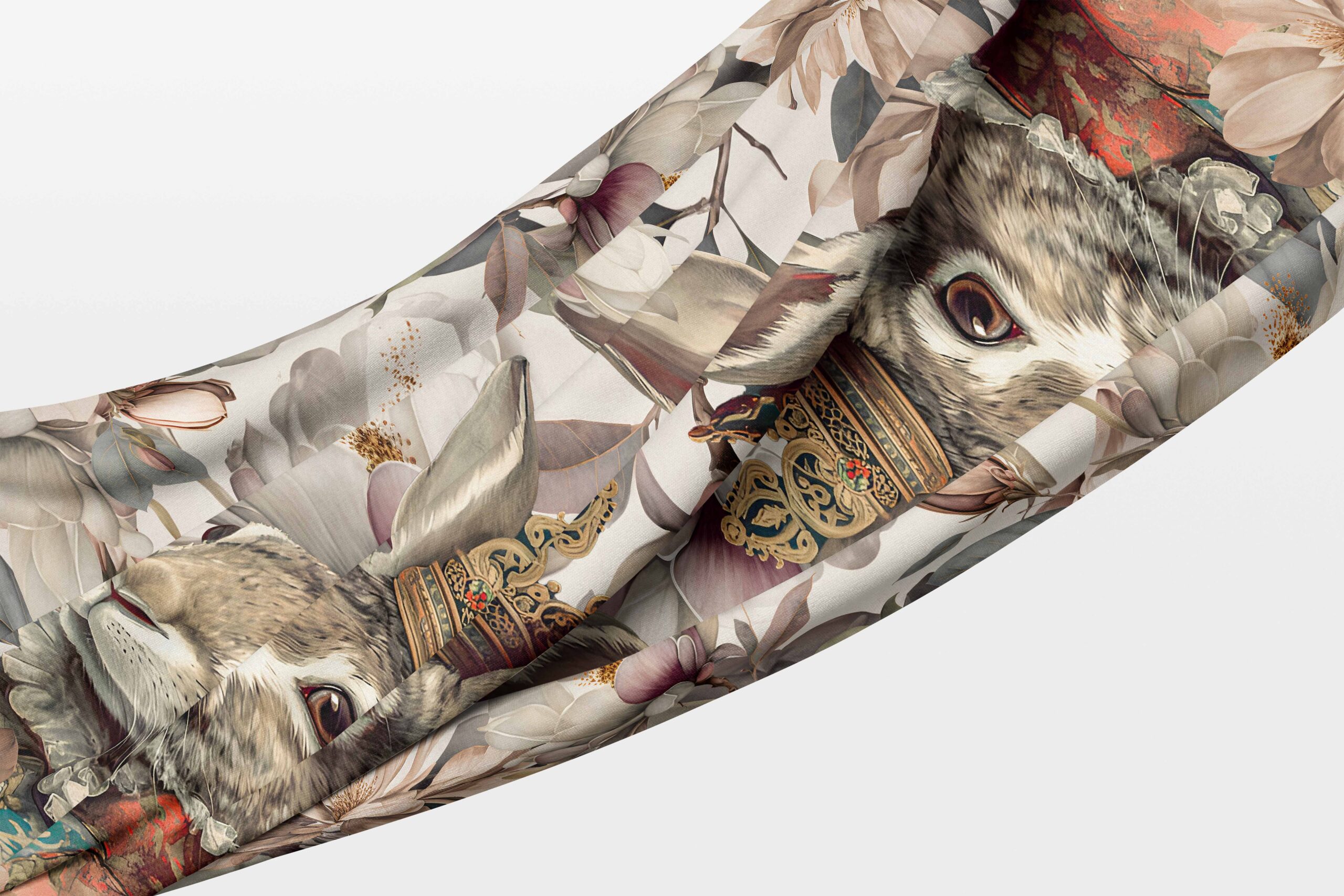 Table-cloth-Rabbit-Magnolia2-scaled