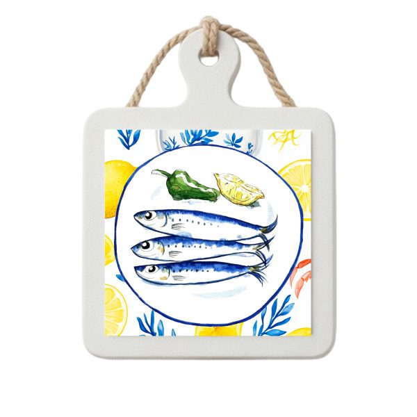 Spoon Rest / Coaster - Amalfi Sardine Plate