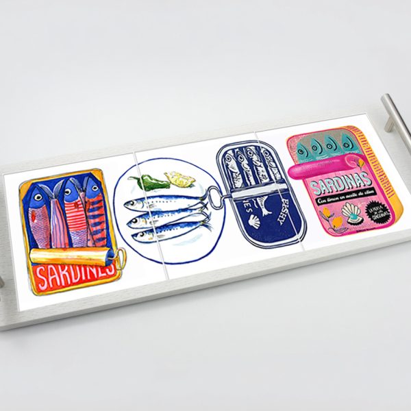 Platter Tray - Amalfi Sardine Tins