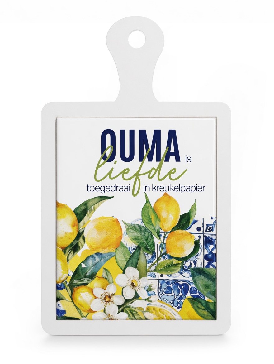 KLWCj-2 Cutting Board / Platter Large - Ouma is liefde - Image 1