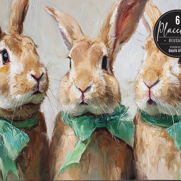 PVC Placemat - Rabbit Three