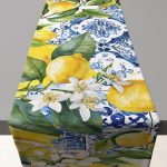 Runner – Amalfi Med Lemon Blue