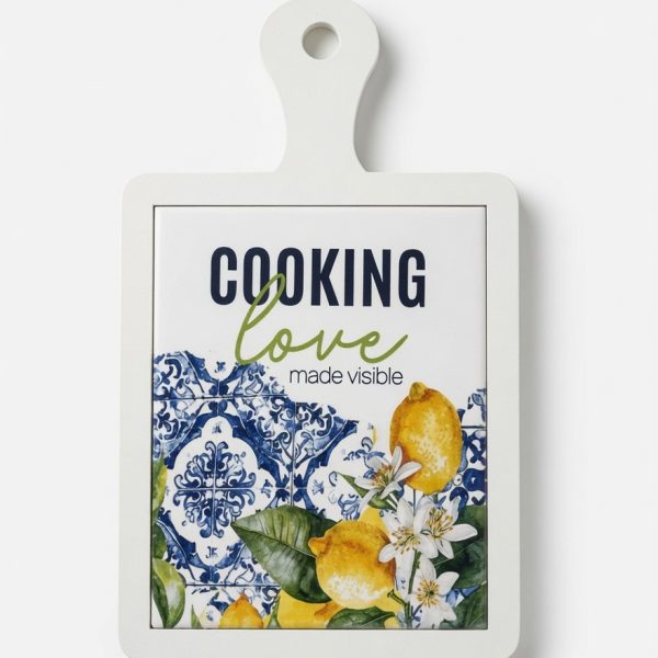 Cutting Board / Platter Large - Cooking is Love