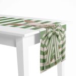 Runner – Haas Green Stripe Bow - Image 4
