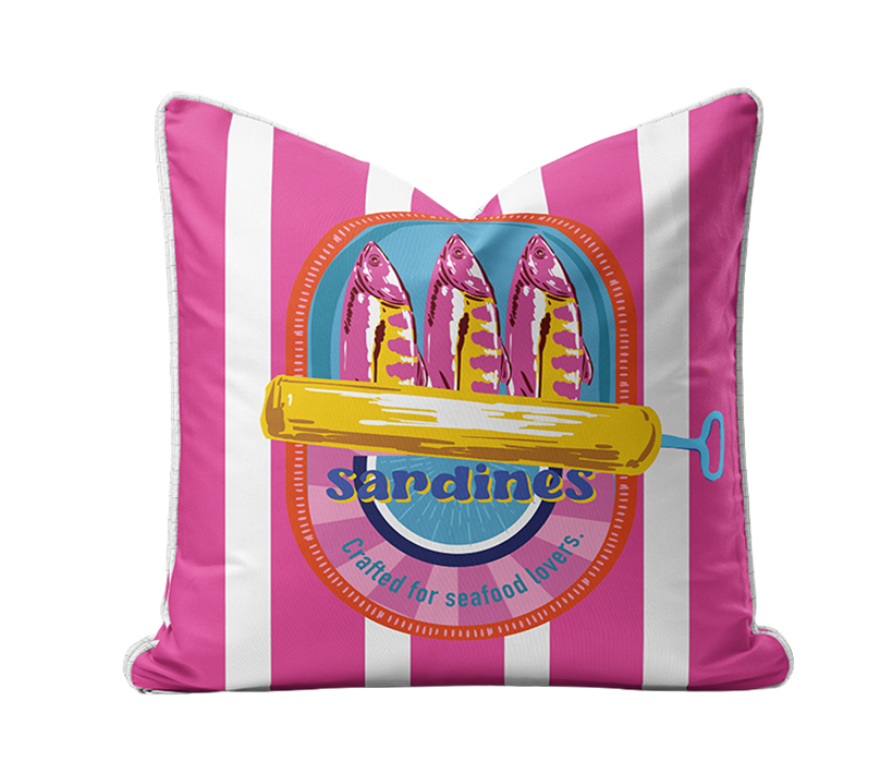 scatter rust 13 Scatter Cushion - Amalfi Pink Tin 3 - Image 1