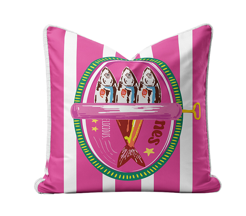 scatter rust 14 Scatter Cushion - Amalfi Pink Tin 1 - Image 1