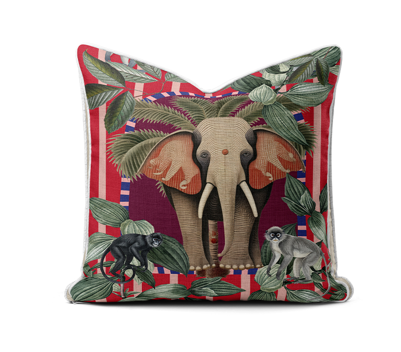 scatter safari elephant1 Scatter Cushion - Africa Red Elephant - Image 1